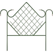 Металический забор декорированный Комплект-Агро Ромб ( Д- 4,6 м, В- 0,83 м ) (5 секций)