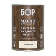 Деревозащитное масло для террас и садовой мебели БОР 4690417061457