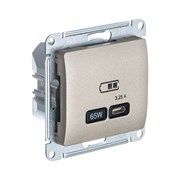 Розетка Systeme Electric USB GLOSSA