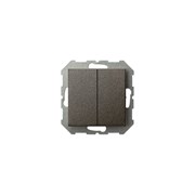 Двухклавишный выключатель LIREGUS Эпсилон IJ5 10-003-01