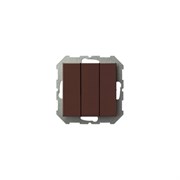 Трехклавишный выключатель LIREGUS Эпсилон