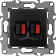 Двойная розетка аудио ЭРА 12-3112-05