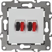 Двойная розетка аудио ЭРА 12-3112-01