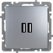 Механизм розетки Nilson Touran/Alegra metallic