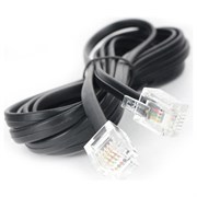 Телефонный кабель Cablexpert TC6P4C-2M-BK