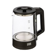Чайник HomeStar hs-1008 1.8 л, стекло, черный