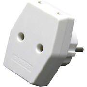 Плоский сетевой разветвитель Stekker ADP10-16-20