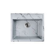 Мойка для кухни из искусственного камня WISENT мрамор серо-черный (беларусь) 515x595x200 WA12-16/WGER013