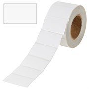 Термоэтикетки ТОП, 43х25 мм, 1000 этикеток в ролике, прозрачная подложка из пленки, 114495