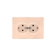 Двухместная розетка EKF Валенсия PROxima