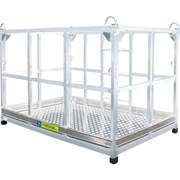 Площадка подвесная алюминиевая MEGAL ППА-4