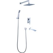 Встраиваемый душевой комплект для ванны и душа Lemark Contest