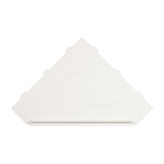 Полка RGW MT-13W/белая волна, металл 1,5 мм