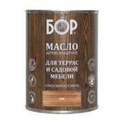 Деревозащитное масло для террас и садовой мебели БОР 4690417061495