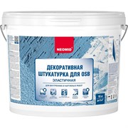 Декоративная эластичная штукатурка для плит OSB NEOMID Шуба