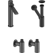 Высокий смеситель для накладной раковины Wellsee ONCE! and forever