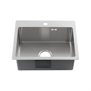 Врезная квадратная мойка Melana r5040h profline