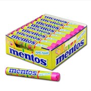 Жевательное драже MENTOS (Ментос) "Кислый", 37,5 г