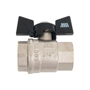 Латунный никилерованный шаровой кран для воды Millennium KVBFF3434