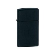 Зажигалка Zippo №1618 Slim Black Matte