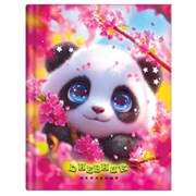 Дневник 1-4 класс 48 л., твердый, ЮНЛАНДИЯ, выборочный лак, с подсказом, "Панда", 107597