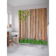 Шторка-занавеска для ванной JoyArty Домашняя природа
