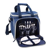 Сумка-холодильник АРКТИКА 4100-4-BL пикниковый набор 4 чел, синяя