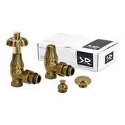 Комплект угловых декоративных вентилей SR Rubinetterie Floral Old Style