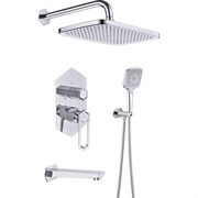 Встраиваемый смеситель для ванны и душа Lemark Prizma