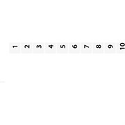 Горизонтальная маркировка Klemsan DO10/6