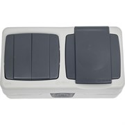 Двухклавишный выключатель MAKEL 36064203