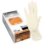 Перчатки латексные смотровые MANUAL DC750, Австрия, 50 пар (100 шт.), размер L (большой), белые, DC750-03