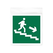 Наклейка Контур Лайн Выход направо вниз