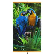 Инфракрасный гибкий настенный обогреватель для квартиры и дачи Домашний очаг Попугаи