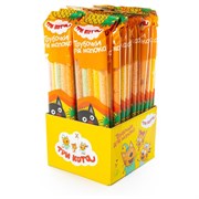 Трубочки для молока "Три кота" со вкусом фруктовый микс, 24 шт по 24 г