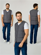 Жилет утепленный Комфорт (тк.Таслан), т.серый