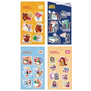 Наклейки эпоксидные 11х20 см, СОЮЗМУЛЬТФИЛЬМ, АССОРТИ