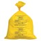 Мешки для мусора медицинские КОМПЛЕКТ 50 шт., класс Б (желтые), 30 л, 50х60 см, 14 мкм, АКВИКОМП - фото 10991032