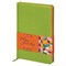 Ежедневник недатированный А5 138х213 мм BRAUBERG "Rainbow" под кожу, 136 л., зеленый, 111669 - фото 10999952