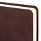 Ежедневник недатированный А5 138х213 мм BRAUBERG "Status", под кожу, 160 л., коричневый, 113363 - фото 11007971