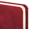 Ежедневник недатированный МАЛЫЙ 100х150 мм А6 BRAUBERG "Status", под кожу, 160 л., красный, 113367 - фото 11008017