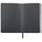 Ежедневник недатированный А5 138х213 мм BRAUBERG "Metallic", под кожу, 136 л., гибкий, черный, 113374 - фото 11008087