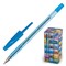Ручка шариковая BEIFA (Бэйфа) 927, корпус тонированный синий, узел 0,7 мм, линия письма 0,5 мм, AA927-BL - фото 11020644