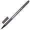 Ручка капиллярная (линер) BRAUBERG "Aero", СЕРАЯ, трехгранная, металлический наконечник, линия письма 0,4 мм, 142258 - фото 11021610