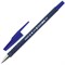 Ручка шариковая STAFF "EVERYDAY" BP-190, СИНЯЯ, корпус прорезиненный синий, узел 0,7 мм, линия письма 0,35 мм, 142397 - фото 11021796