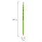 Карандаш чернографитный ПИФАГОР, 1 шт., НВ, пластиковый, корпус салатовый, с ластиком, 181445 - фото 11039262