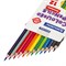 Карандаши цветные BRAUBERG PREMIUM, 12 цветов, шестигранные, грифель 3,3 мм, натуральное дерево, 181656 - фото 11040393