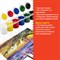 Краски акриловые для рисования и хобби ОСТРОВ СОКРОВИЩ 6 цветов по 25 мл, 191688 - фото 11045066