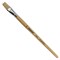 Кисть ПИФАГОР, ЩЕТИНА, плоская, № 14, деревянная лакированная ручка, пакет с подвесом, 200876 - фото 11047014