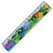 Линейка пластиковая 15 см, ПИФАГОР "Сафари", цветная печать, с волнистым краем, европодвес, 210632 - фото 11048257
